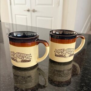 Two Vintage Rise & Shine - Homemade Biscuits Vintage 1986 Hardee’s Mug